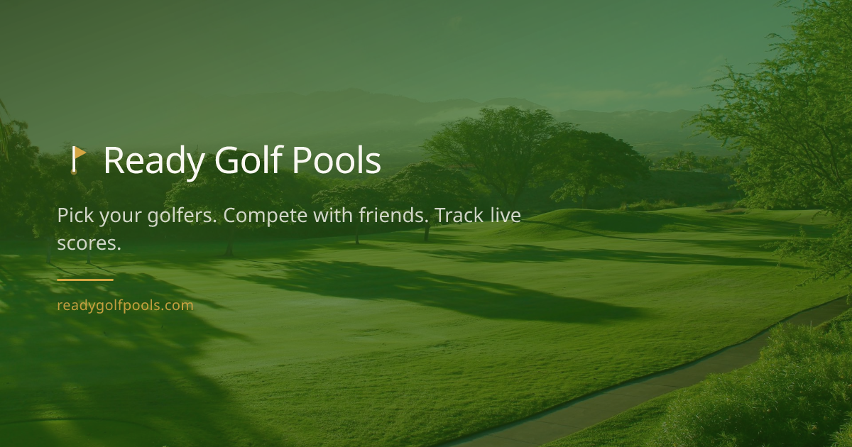 Ready Golf Pools – Golf Tournament Pools with Friends